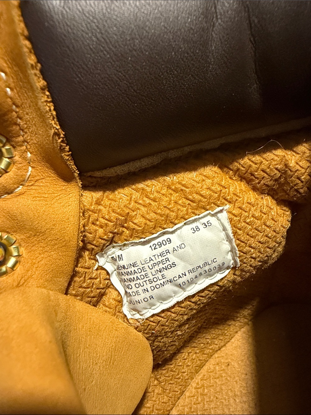 Timberland Women's Wheat/Tan Premium Lace-Up Work Boots - Picture 4 of 5